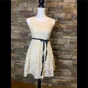 Cream Lace Dress
